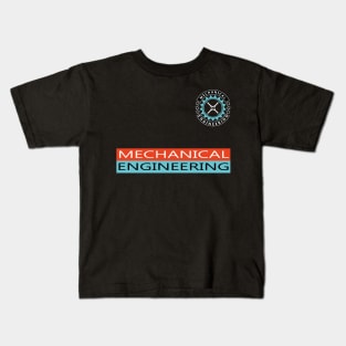 Mechanical engineering text and logo Kids T-Shirt